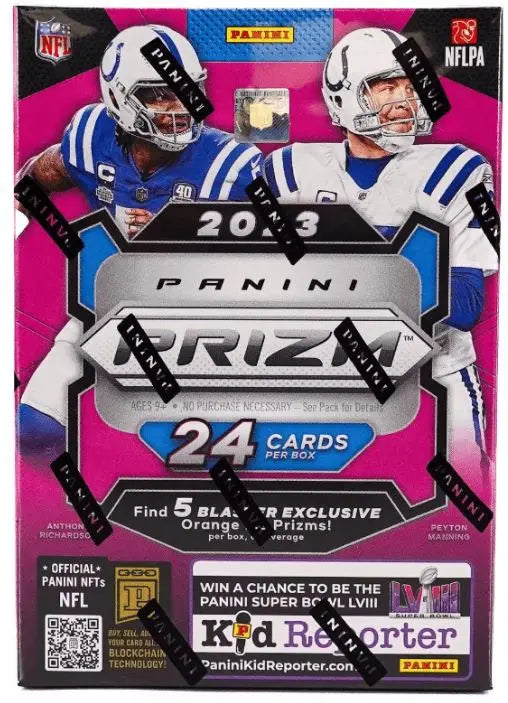 2023 PANINI PRIZM NFL FOOTBALL BLASTER BOX (FANATICS ORANGE ICE) FRENLY BRICKS - Open 7 Days