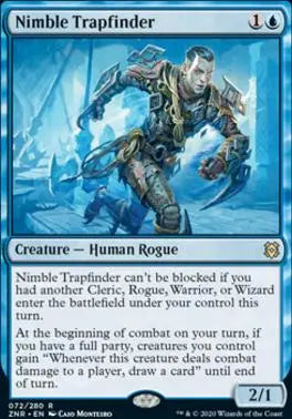 Nimble Trapfinder Zendikar Rising (R) Collector #: 072 FRENLY BRICKS - Open 7 Days