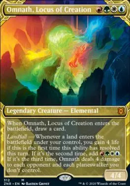 Omnath, Locus of Creation (Showcase) Zendikar Rising Variants (M) Collector #: 312 FRENLY BRICKS - Open 7 Days