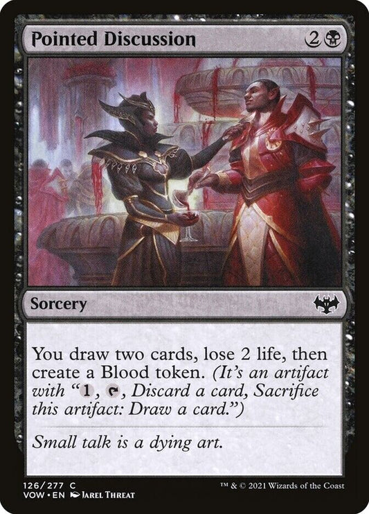 Pointed Discussion 126 C Innistrad: Crimson Vow MTG FRENLY BRICKS - Open 7 Days