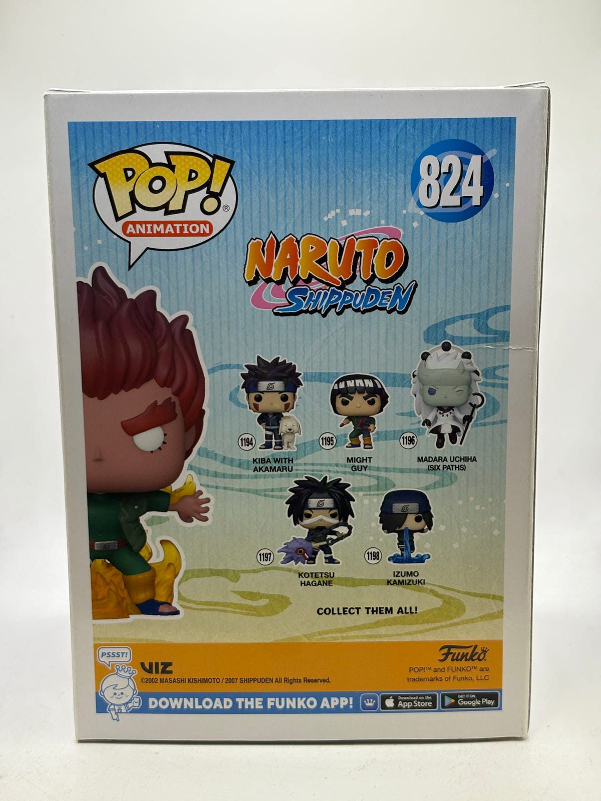 Funko Pop Naruto Might Guy Eight Inner Gates 824 3 image 3