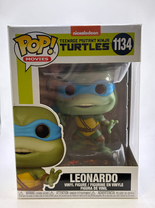 Funko Pop Movies TMNT Leonardo 1134 Light DMG front