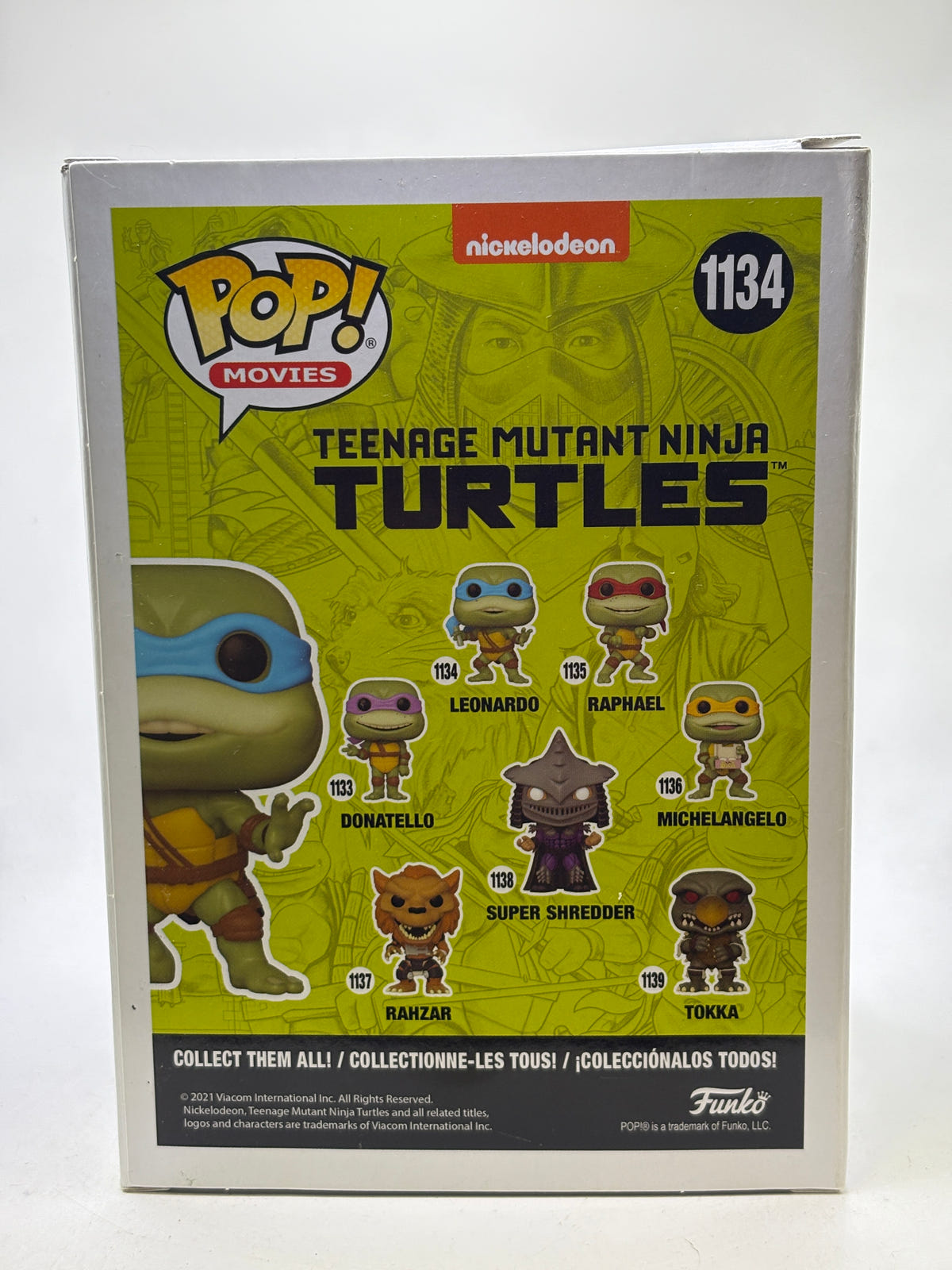 Funko Pop Movies TMNT Leonardo 1134 Light DMG 3 image 3