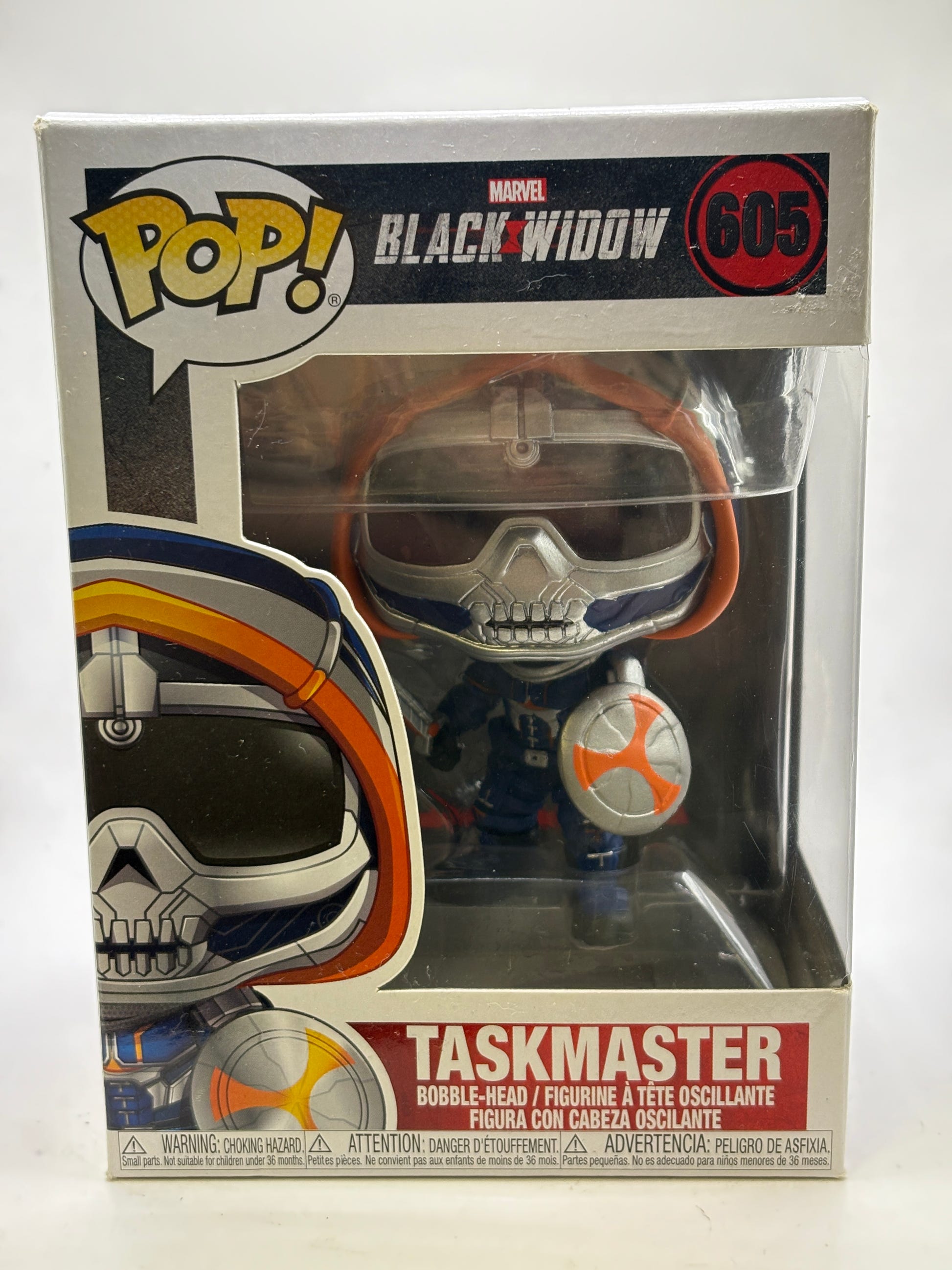 Funko Pop Marvel Black Widow Taskmaster 605 front image 1