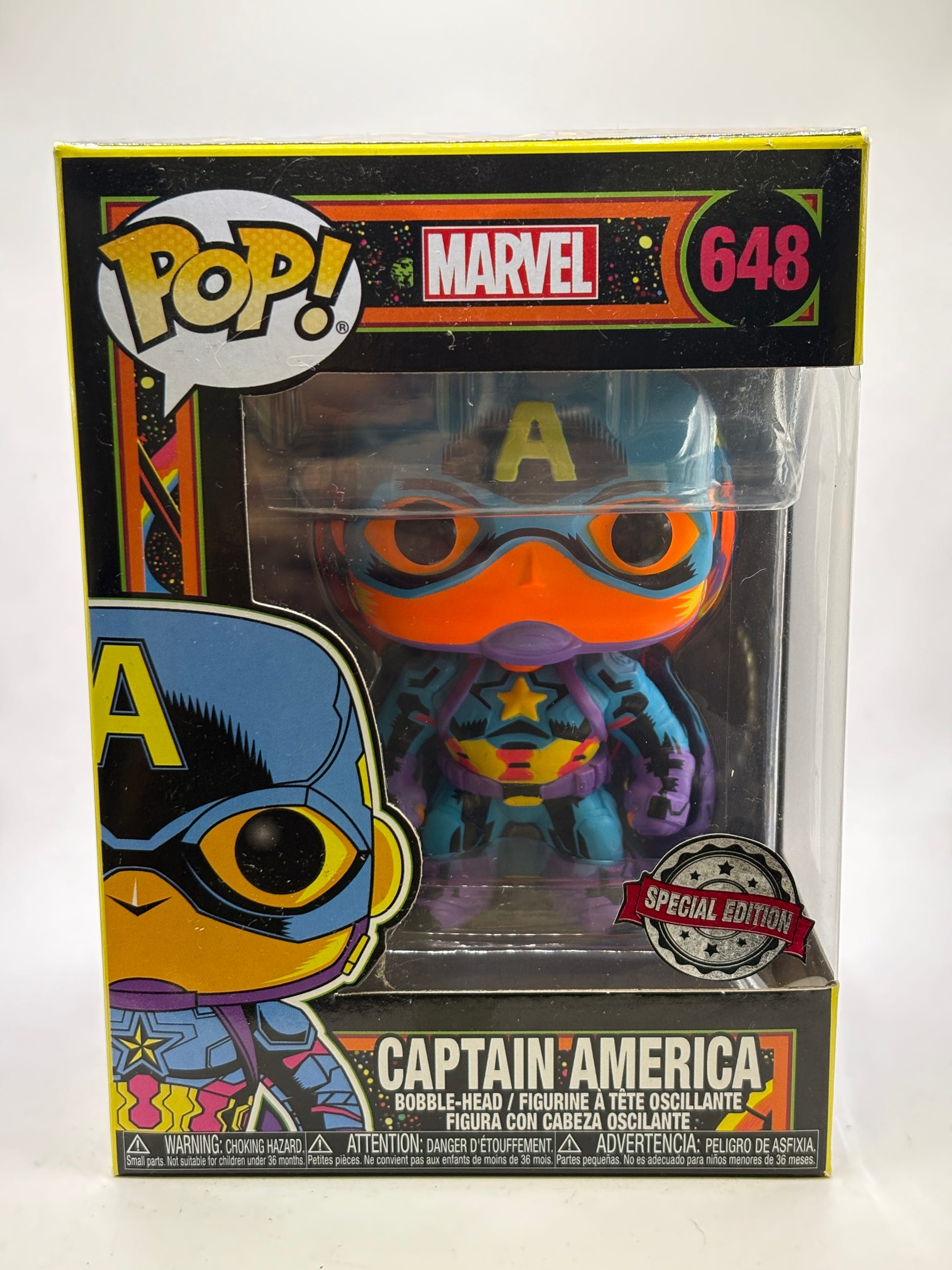 Funko Pop Marvel Captain America 648 front image 1
