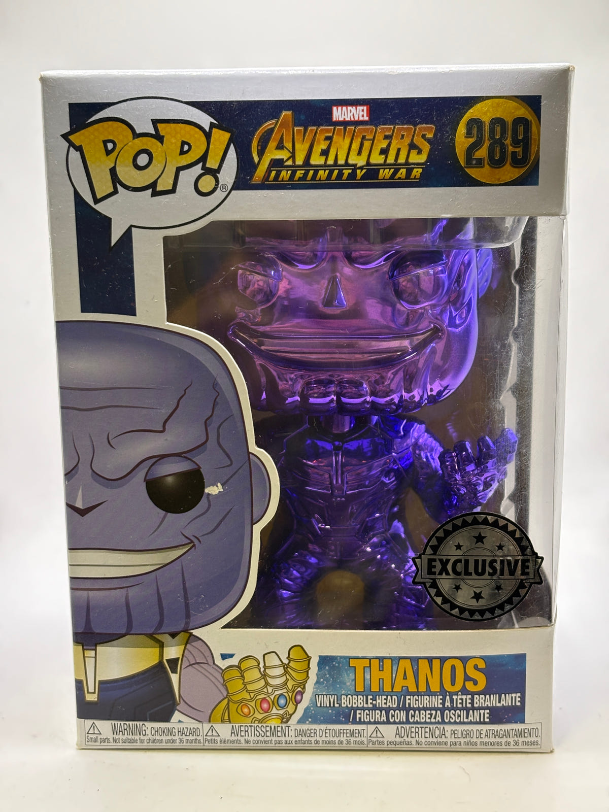 Funko Pop Marvel Infinity War Thanos 289 front image 1