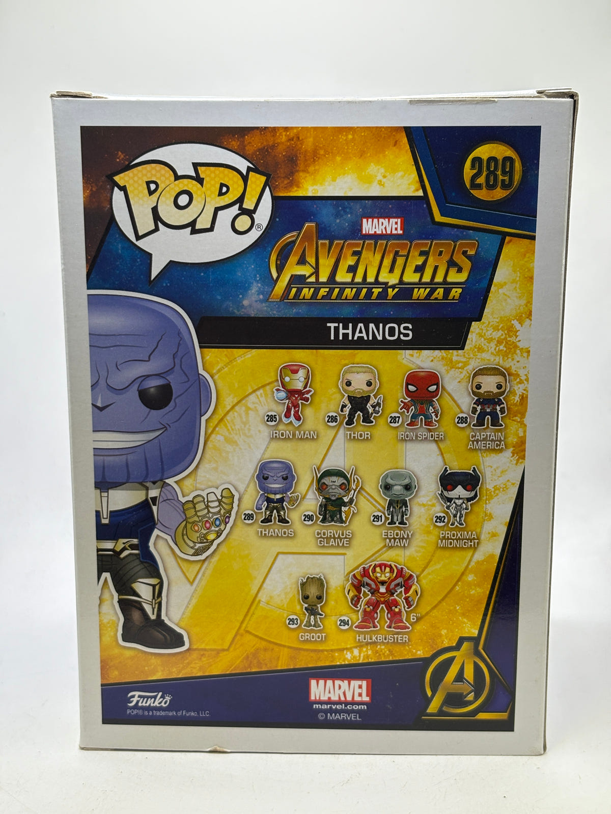Funko Pop Marvel Infinity War Thanos 289 3 image 3