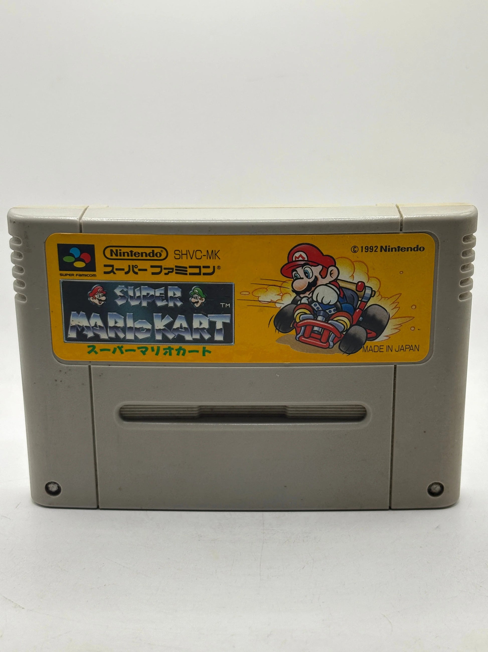 Super Famicom Video Game Cartridge Super Mario Kart Japanese image 1