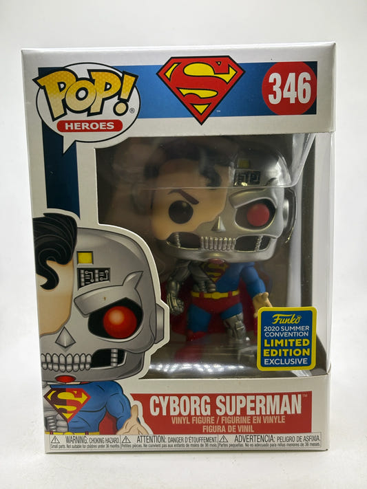 Funko POP! Heroes Superman #346 Cyborg Superman 2020 Summer Vinyl Figure