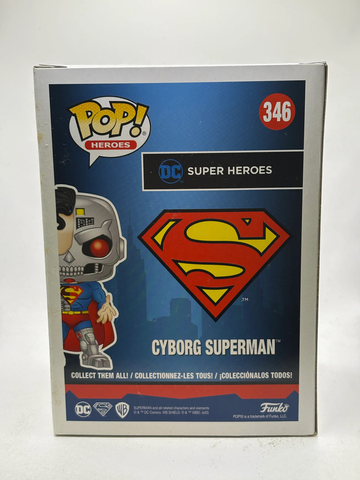 Funko POP! Heroes Superman #346 Cyborg Superman 2020 Summer Vinyl Figure image 3