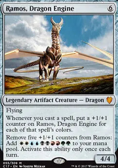 Ramos, Dragon Engine (Foil) Commander 2017 (M) Collector #: 055 FRENLY BRICKS - Open 7 Days