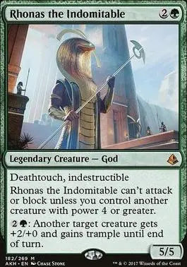 Rhonas the Indomitable Amonkhet (M) Collector #: 182 FRENLY BRICKS - Open 7 Days