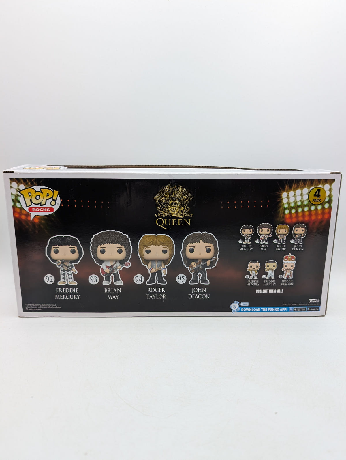 Funko Pop! Rocks Queen Vinyl Figures Pack of 4, photo 5 image 5