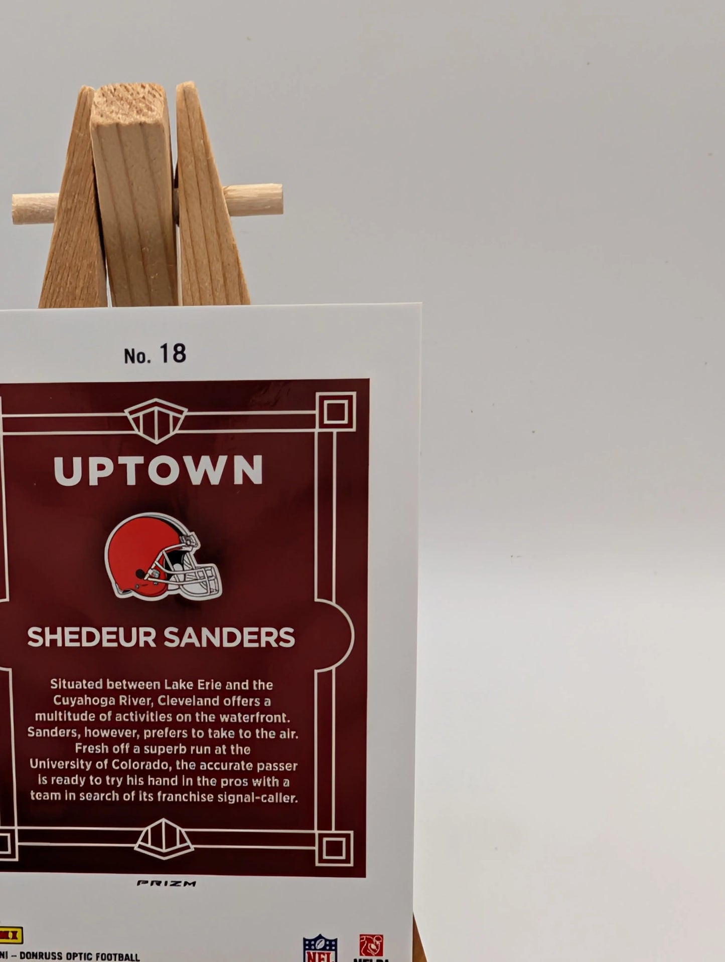Shedeur Sanders Uptown Rookie #18 Browns 2025 Panini Donruss Optic SSP (RC) FRENLY BRICKS - Open 7 Days