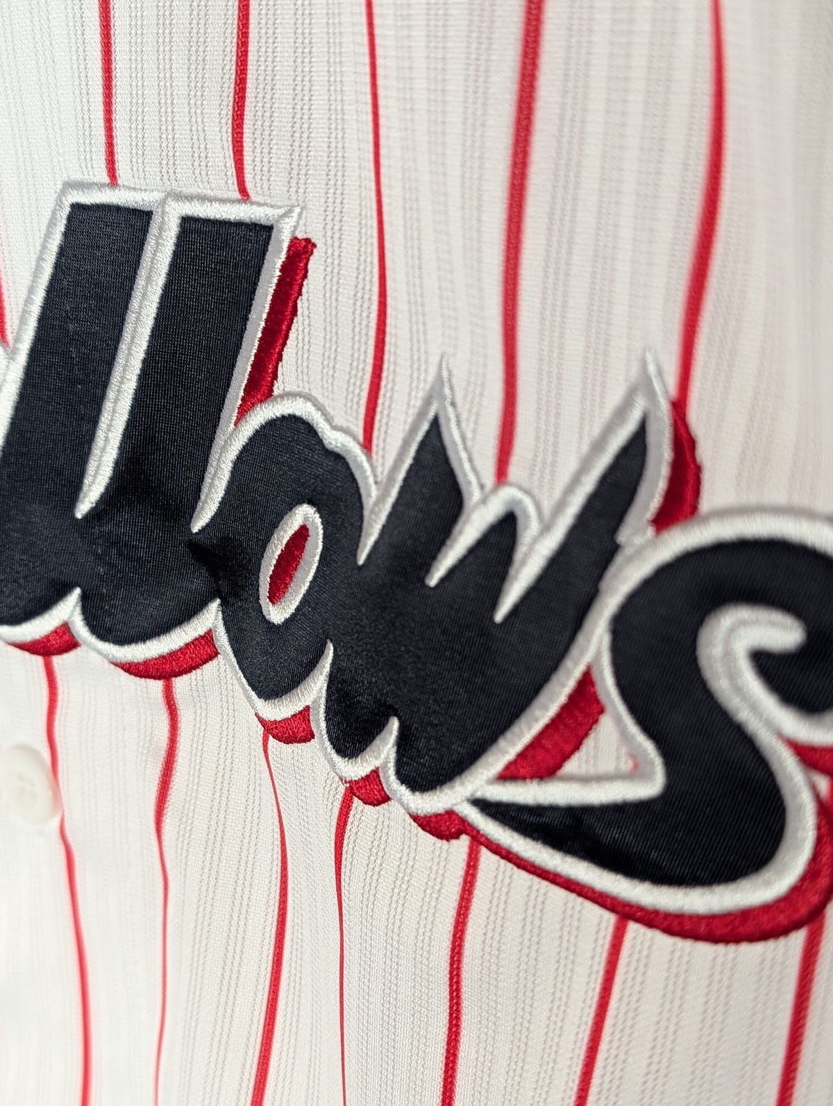 Nippon Baseball Tokyo Yakult Swallows 2016-2019 Home White/Red Blank XL Jersey, photo 8 image 8