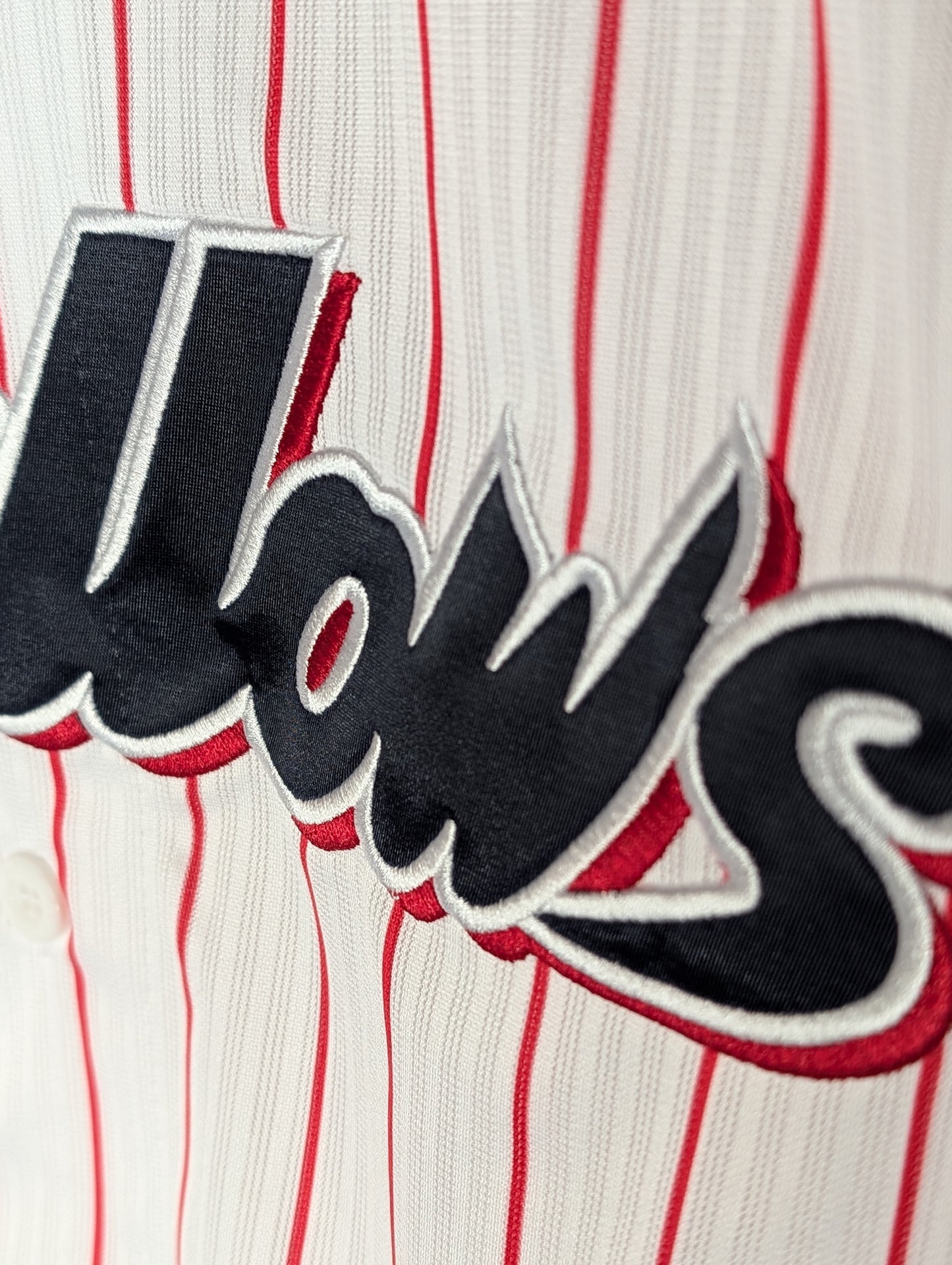 Nippon Baseball Tokyo Yakult Swallows 2016-2019 Home White/Red Blank XL Jersey