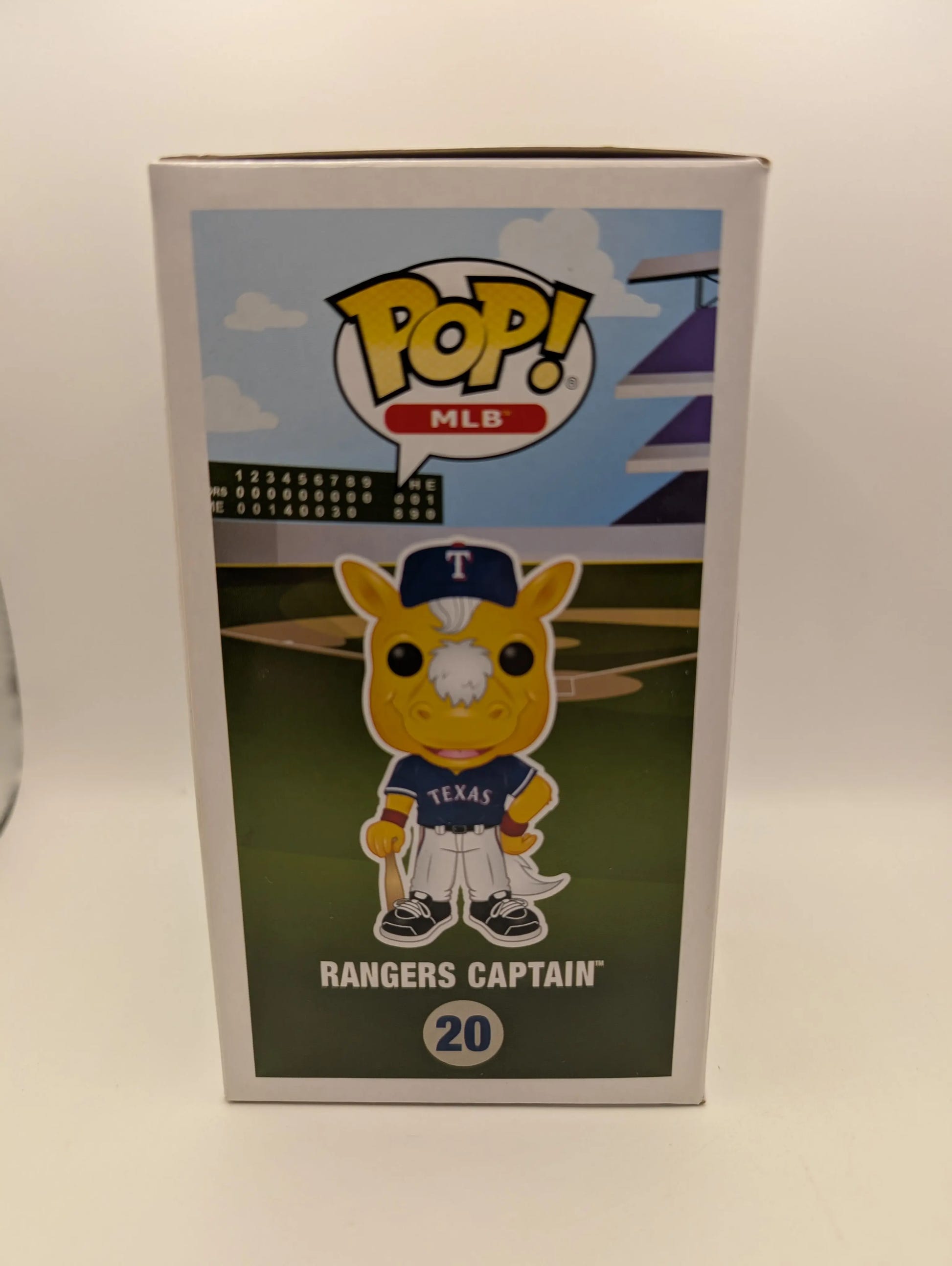 Texas Rangers Captain 20 ~ MLB Mascots: Texas Rangers ~ Funko Pop Vinyl FRENLY BRICKS - Open 7 Days image 2