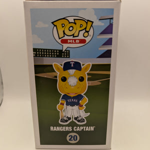 Texas Rangers Captain 20 ~ MLB Mascots: Texas Rangers ~ Funko Pop Vinyl FRENLY BRICKS - Open 7 Days