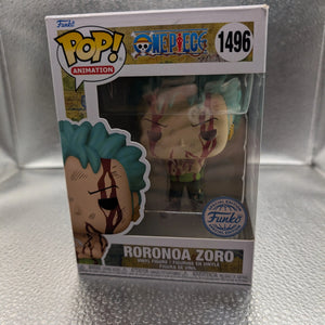 FUNKO Pop Vinyl Roronoa Zoro #1496 FRENLY BRICKS - Open 7 Days