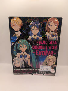 New Project SEKAI COLORFUL LIVE 3rd Evolve First Limited Edition 3 Blu-ray Japan