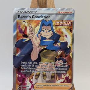 Karens Conviction 193/198 Chilling Reign Full Art Ultra Rare Pokemon Card