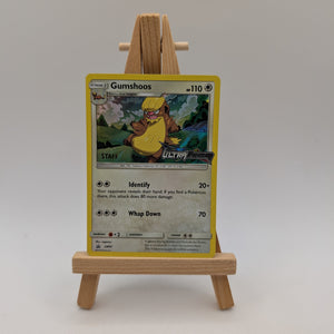 Pokemon Card Gumshoos SM97 STAFF Black Star Promo Ultra Prism STAMPED FRENLY BRICKS - Open 7 Days