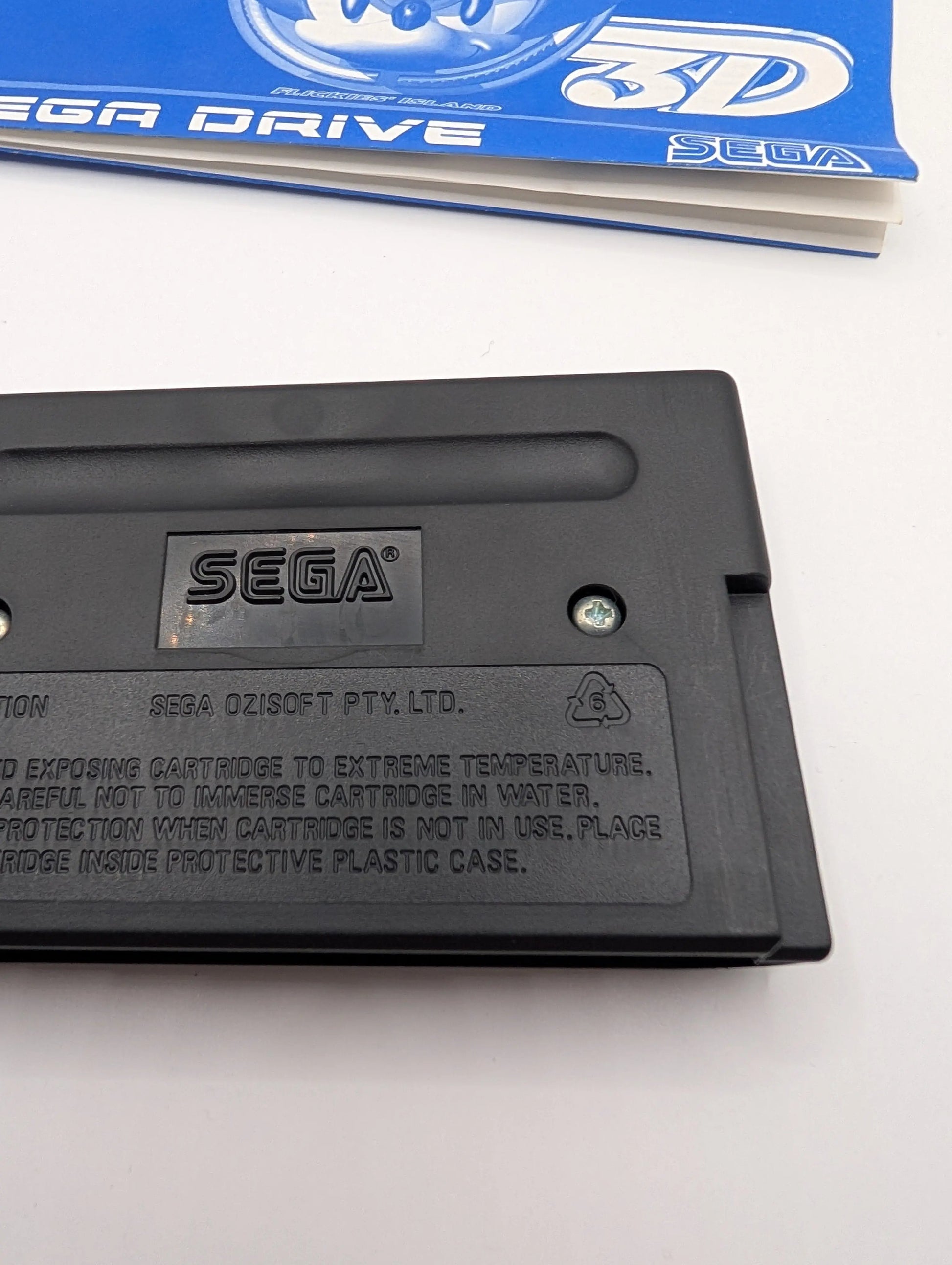 SEGA SMD Mega Drive - Sonic 3D Flickies Island PAL + Instruction, Case, Game FRENLY BRICKS - Open 7 Days