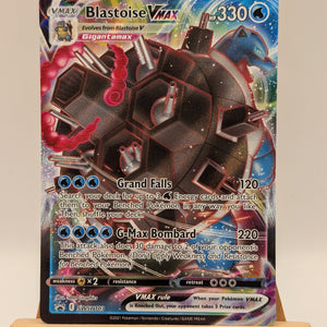 Pokemon TCG - Blastoise VMAX Sword & Shield Black Star Promo SWSH103 FRENLY BRICKS - Open 7 Days