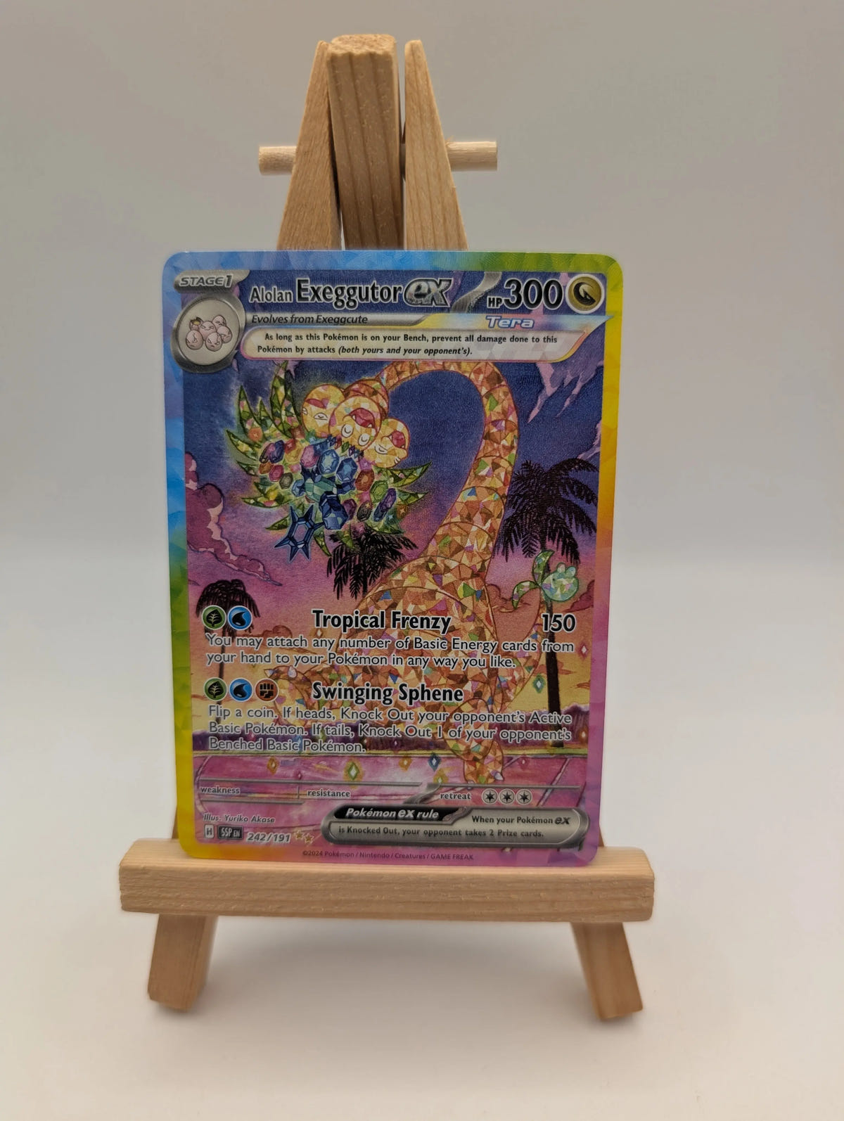 Alolan Exeggutor ex 242/191 | Surging Sparks | SIR | Pokemon Card FRENLY BRICKS - Open 7 Days image 3