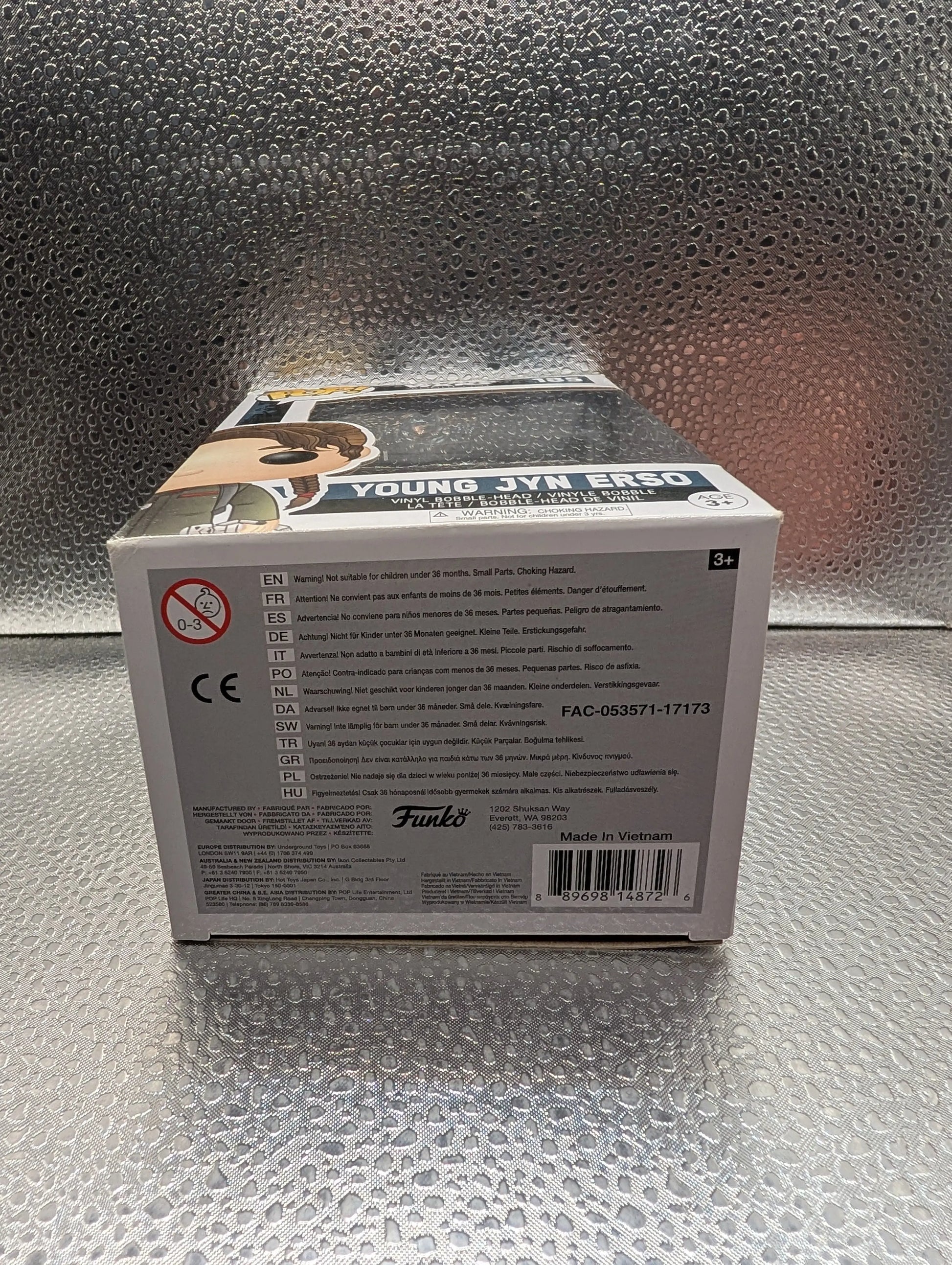 FUNKO Pop Vinyl Young Jyn Erso Star Wars #185 FRENLY BRICKS - Open 7 Days