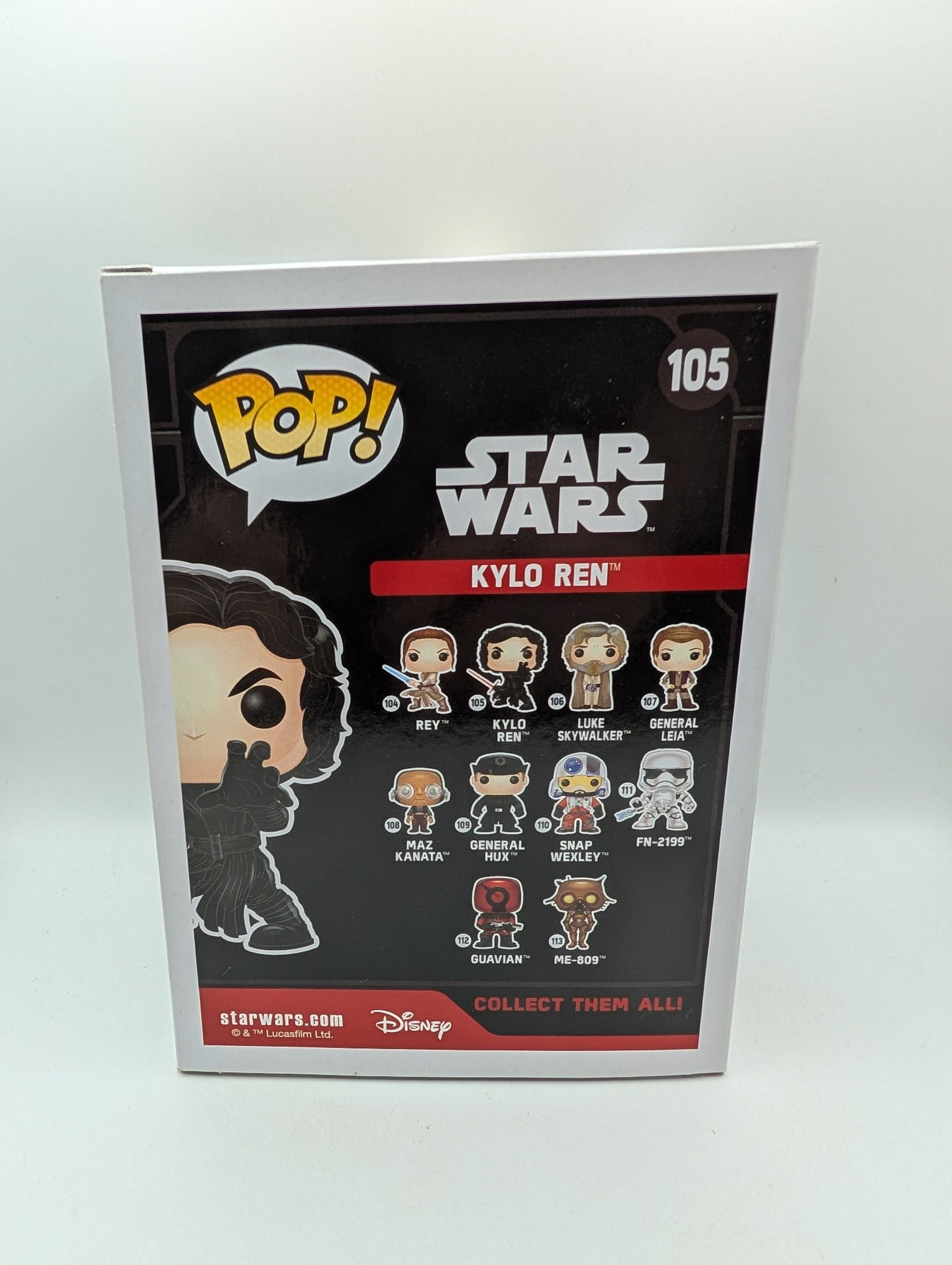 Star Wars The Force Awakens Kylo Ren #105 POP FRENLY BRICKS - Open 7 Days