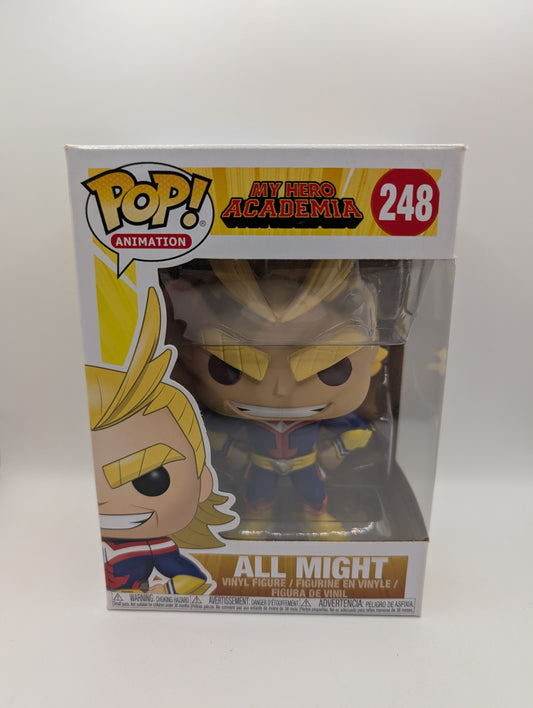 FUNKO POP ANIMATION VINYL MY HERO ACADEMIA ALL MIGHT #248 FRENLY BRICKS - Open 7 Days