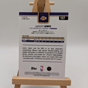 2025-26 Topps Chrome - LeBron James #127 Aqua Refractor /199 FRENLY BRICKS - Open 7 Days