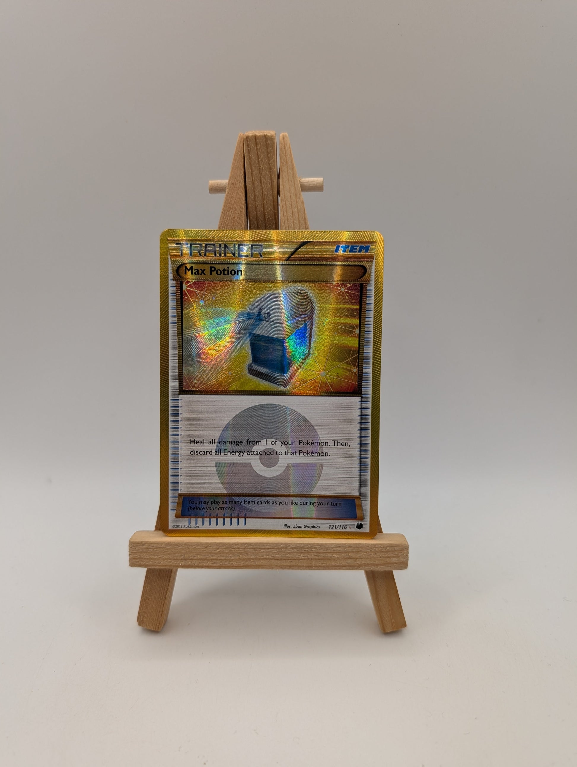Pokemon Card Max Potion 121/116 Secret Rare Near Mint FRENLY BRICKS - Open 7 Days