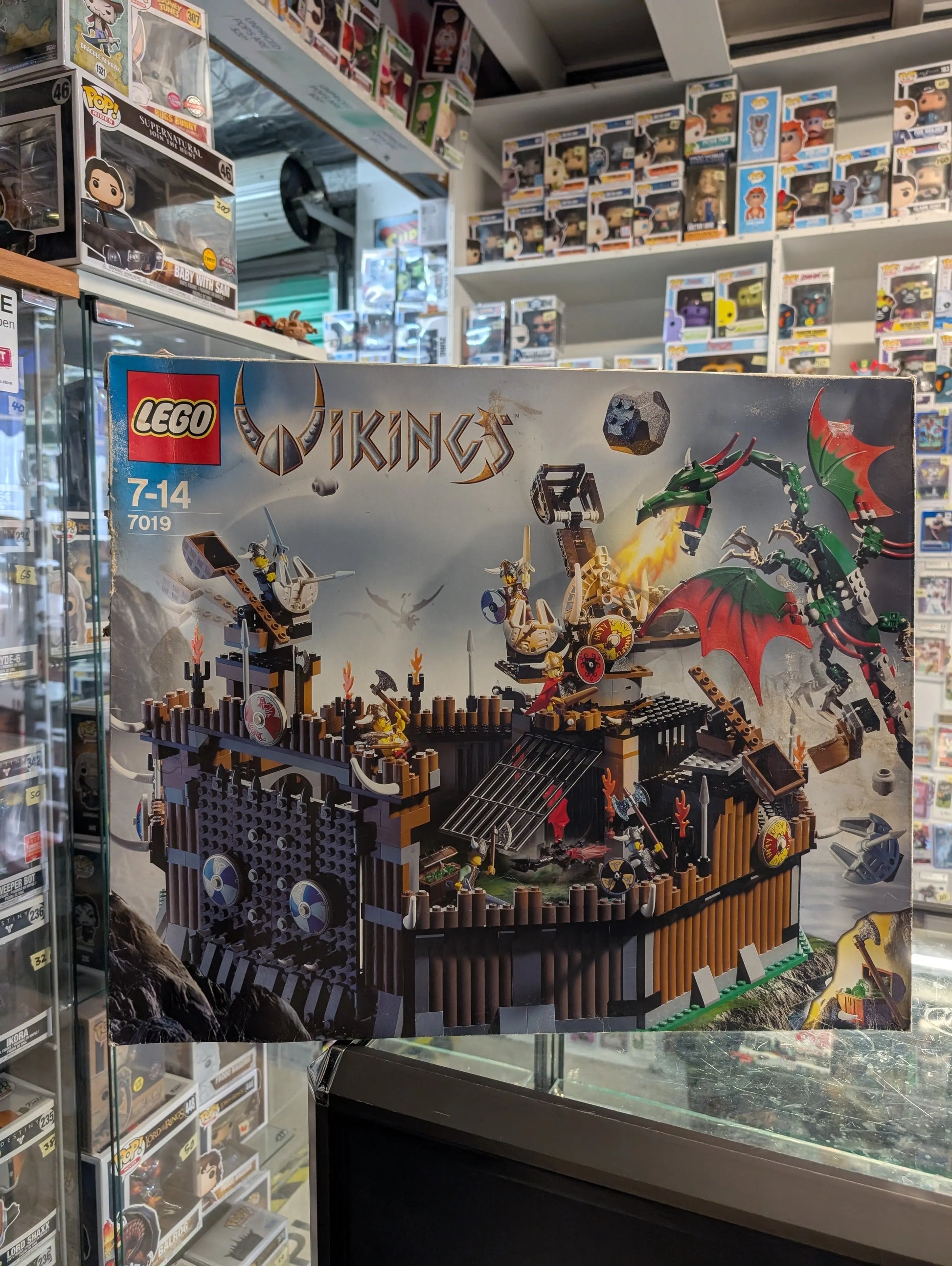 LEGO Vikings: Viking Fortress Against the Fafnir Dragon (7019) FRENLY BRICKS - Open 7 Days