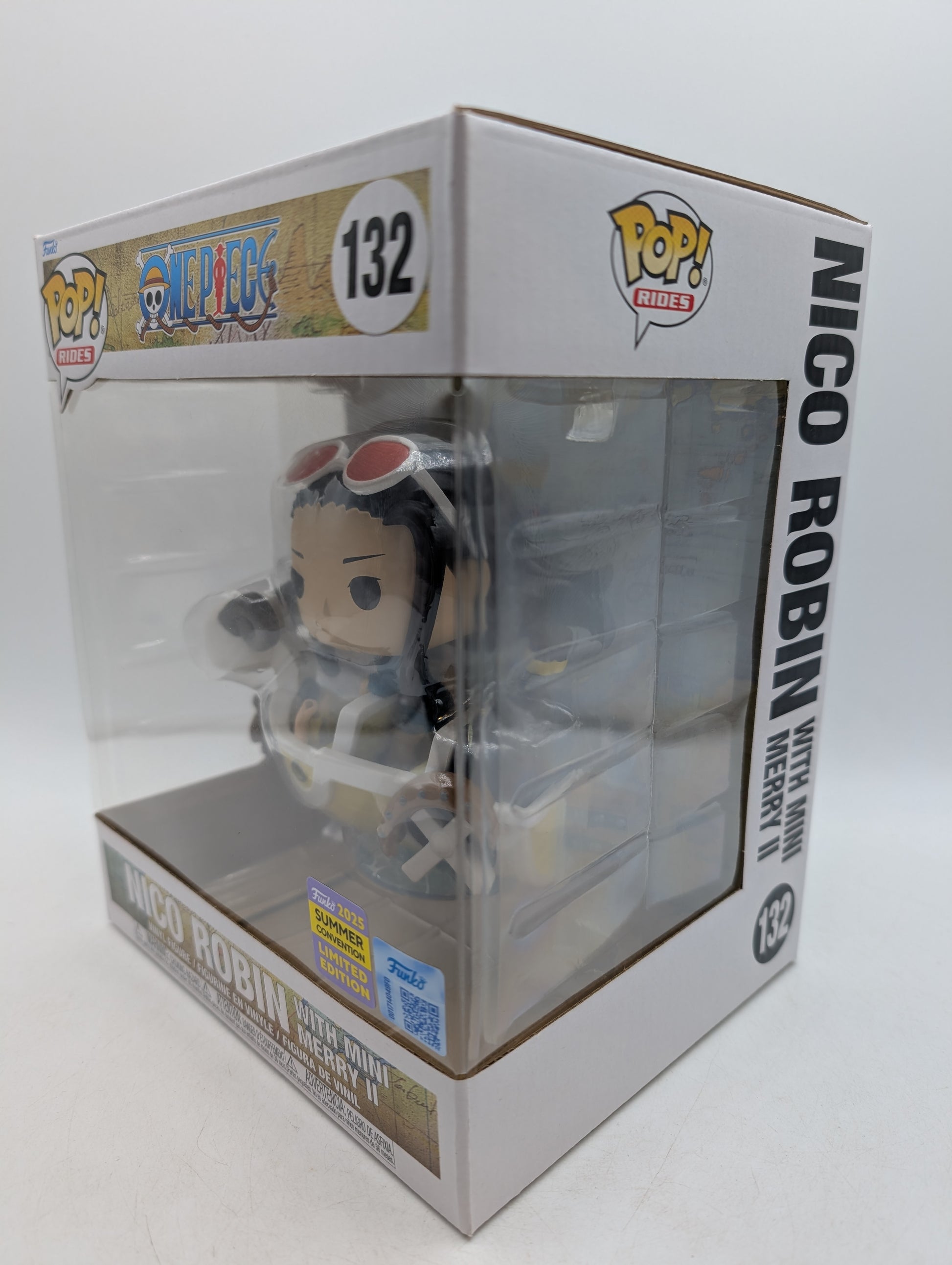 Funko POP! RIDES One Piece Nico Robin with Mini Merry II #132 2025 Summer Con image 2