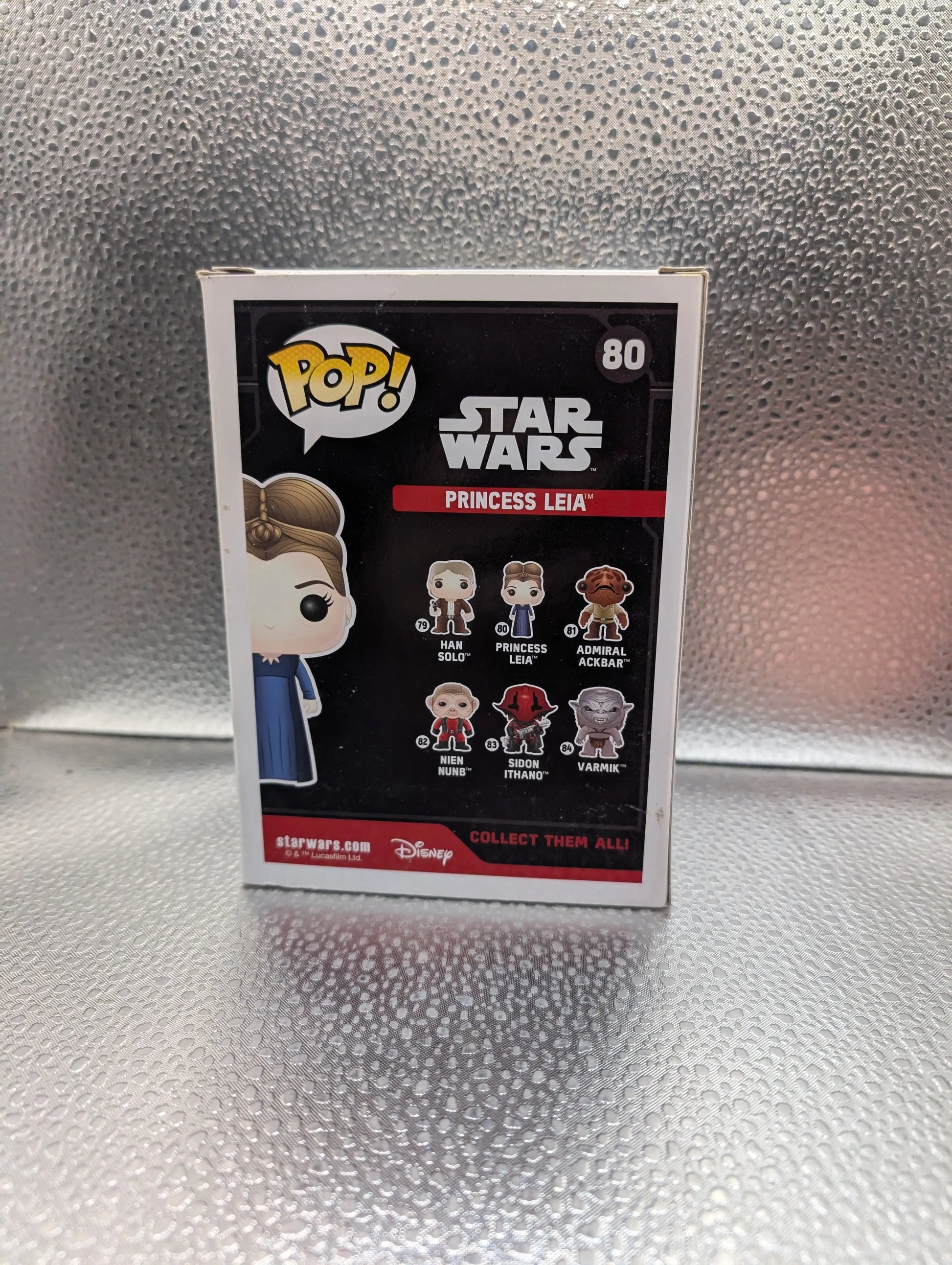 FUNKO Pop Vinyl Princess Leia Star Wars #80 FRENLY BRICKS - Open 7 Days