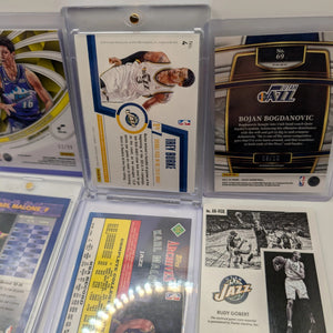 Utah Jazz NBA Basketball Card Lot, Rookies, Patch, Auto, Numbered, Karl Malone FRENLY BRICKS - Open 7 Days