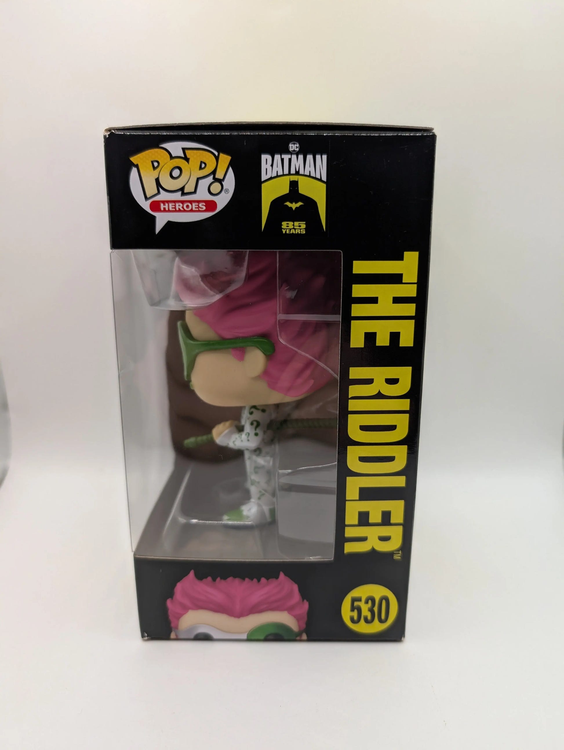Batman Forever - The Riddler 85th Batman Anniv Metallic Pop! Vinyl Figure #530 FRENLY BRICKS - Open 7 Days image 4