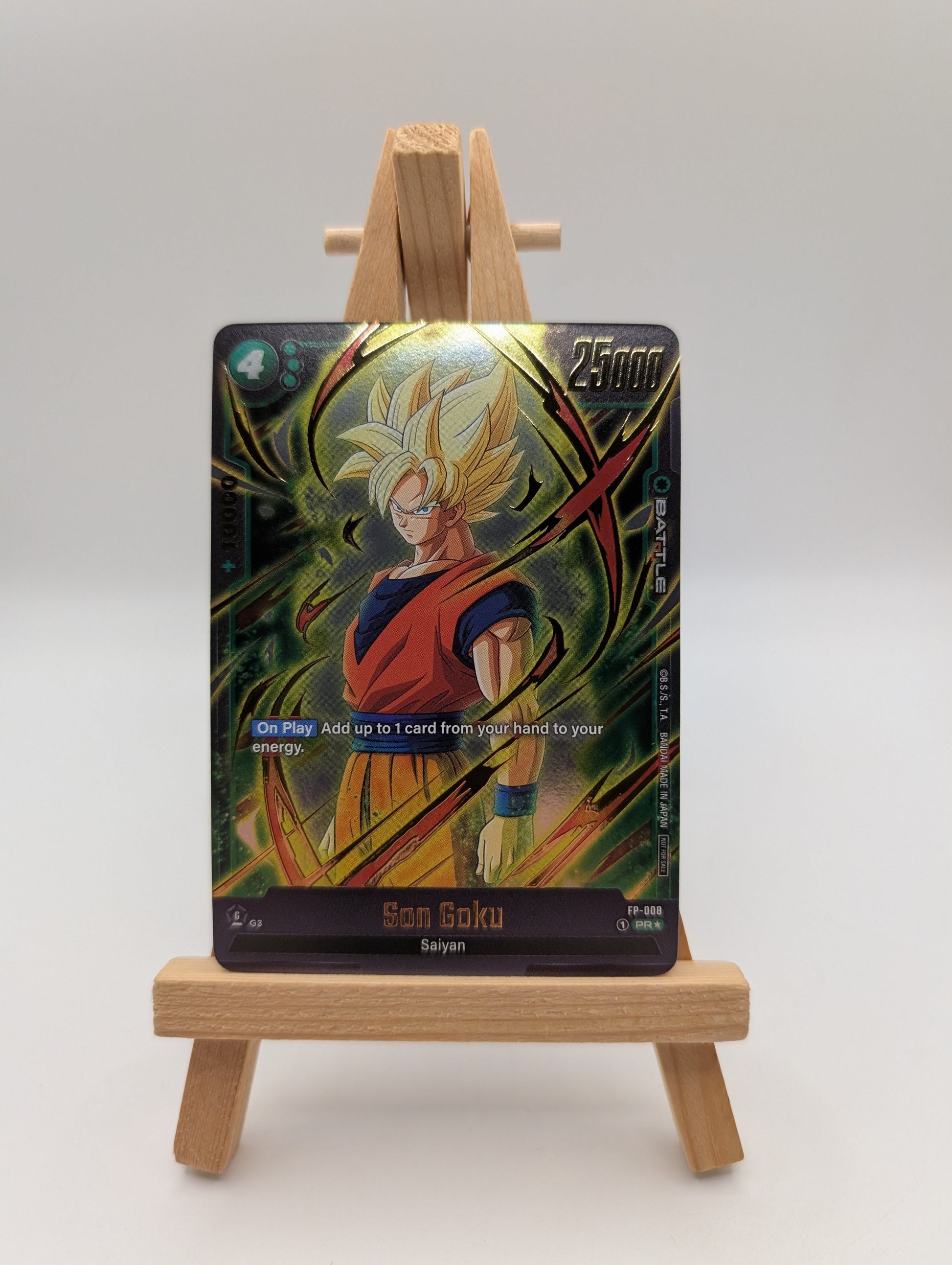 Dragon Ball Super Card Game: Fusion World Son Goku FP-008 PR Sealed Winner Pre-R FRENLY BRICKS - Open 7 Days