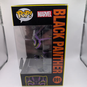 Funko Pop - Marvel Black Panther Black Light #891 Exclusive BlackLight FRENLY BRICKS - Open 7 Days