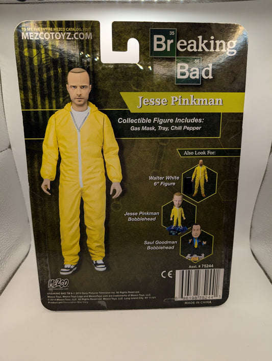 Mezco Toys Breaking Bad Jesse Pinkman Blue Hazmat PX Exclusive Action Figure FRENLY BRICKS - Open 7 Days