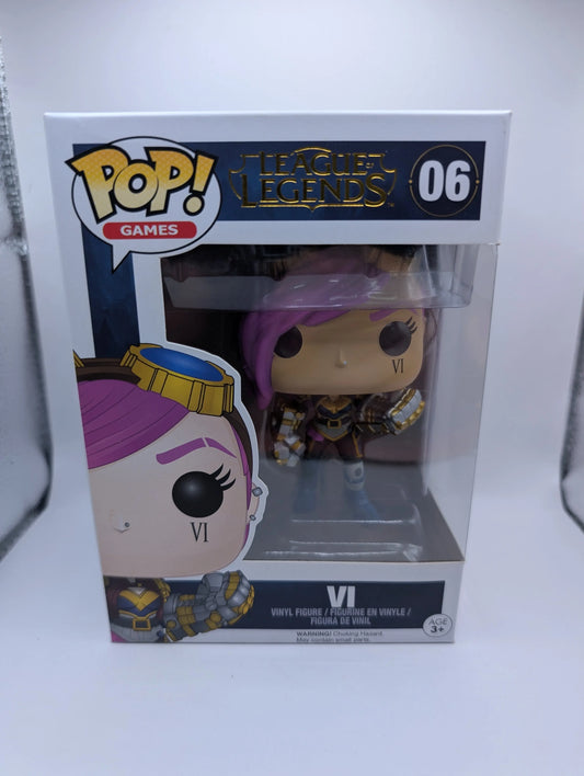 League of Legends #06 Vi Funko Pop! VAULTED Rare FRENLY BRICKS - Open 7 Days