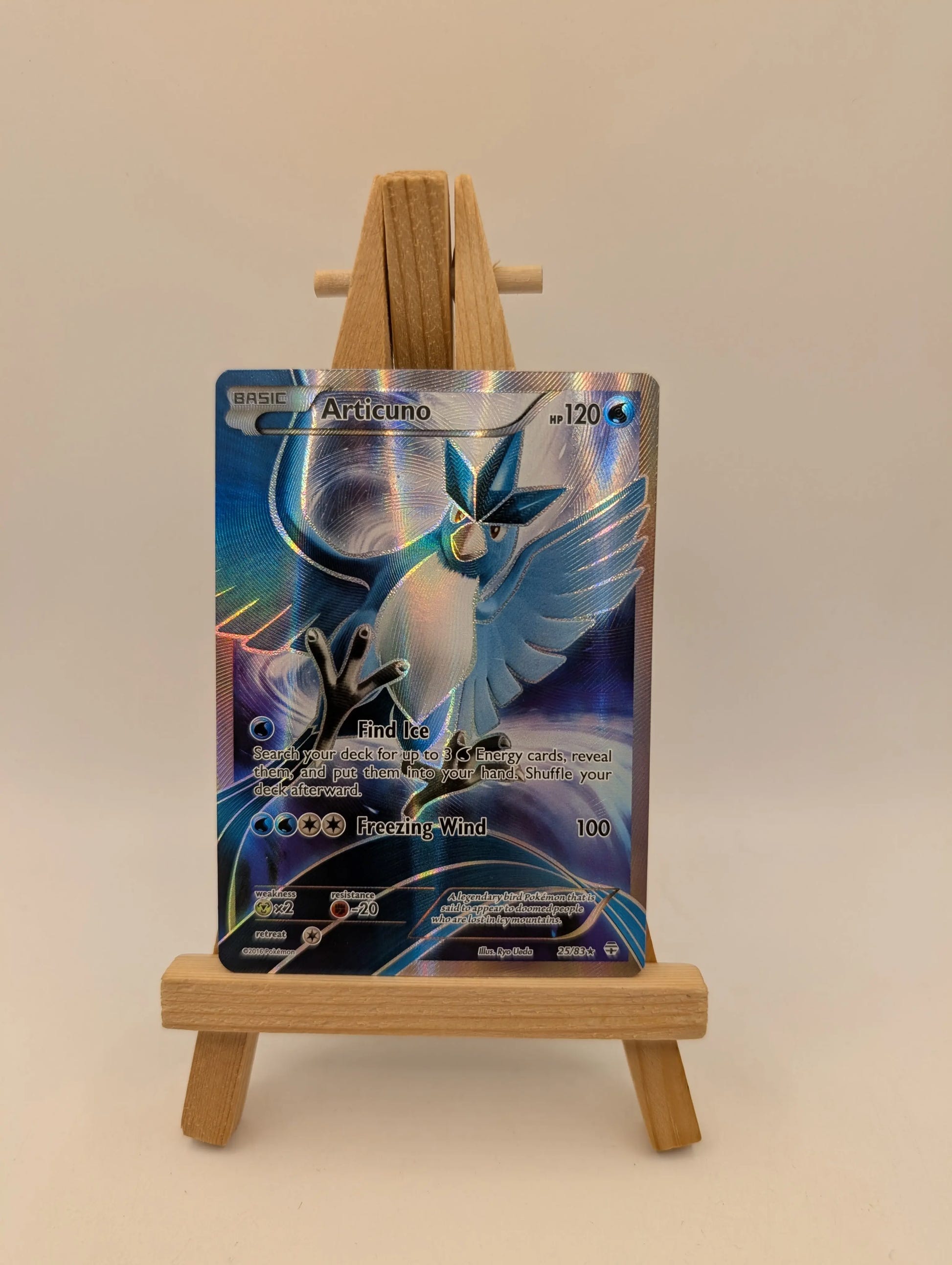 Pokémon TCG Articuno Generations 25/83 Holo Full Art LP FRENLY BRICKS - Open 7 Days image 3