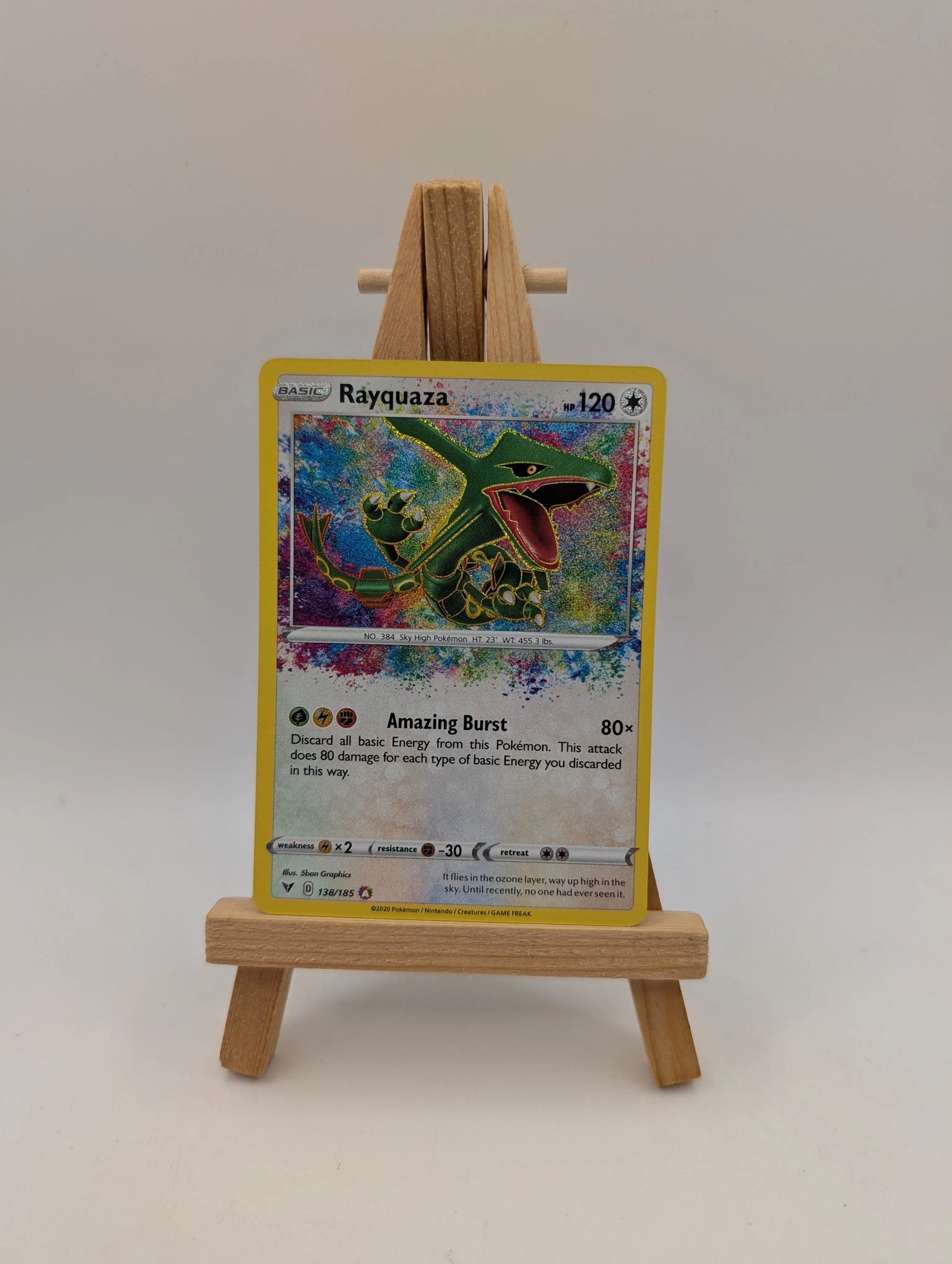 Rayquaza 138/185 Vivid Voltage Amazing Rare Holo - POKEMON TCG (1) FRENLY BRICKS - Open 7 Days