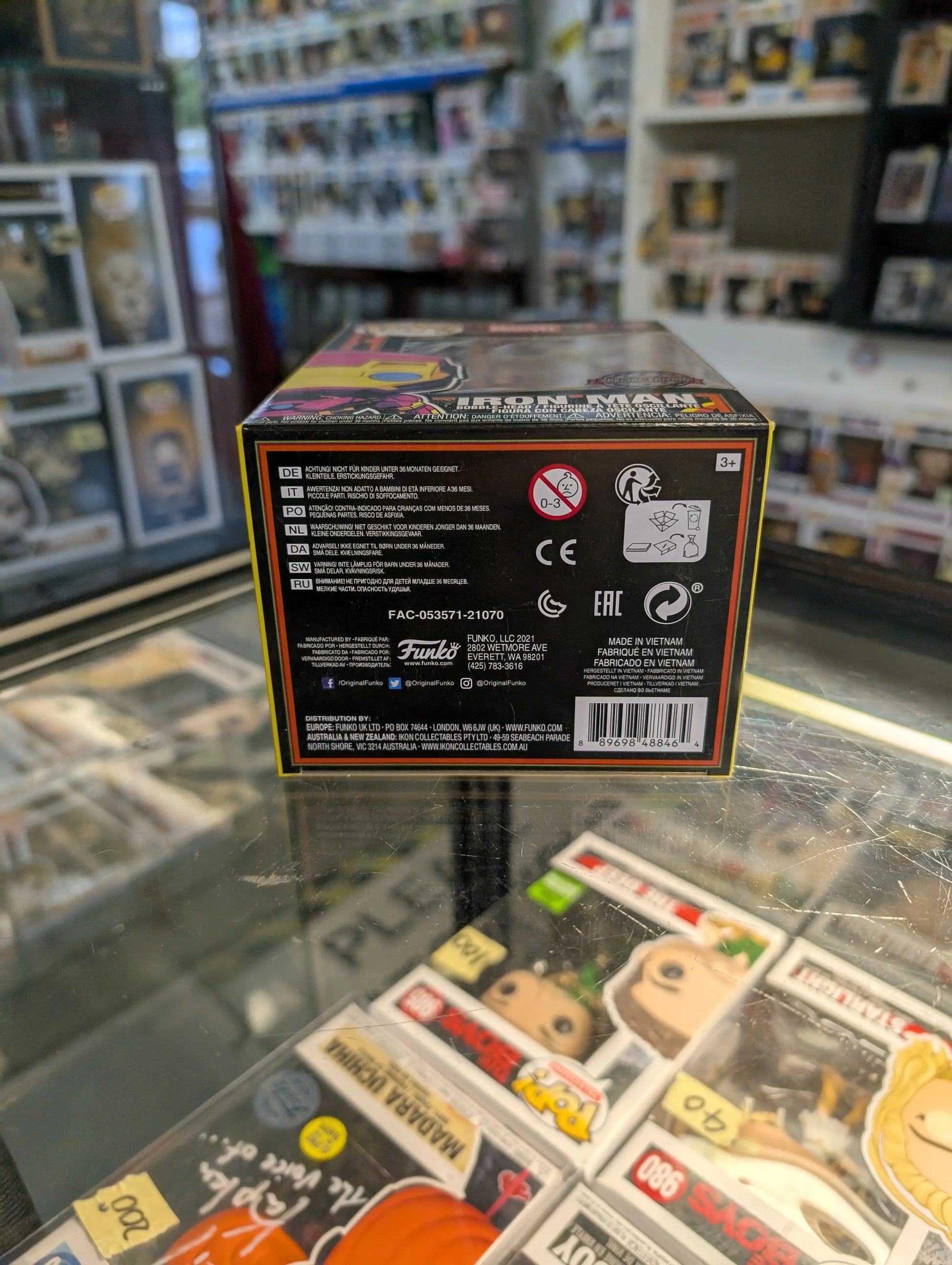 FUNKO Pop Vinyl Iron Man #649 FRENLY BRICKS - Open 7 Days