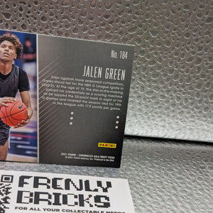 2021 Chronicles Gala Jalen Green RC ROOKIE #4 Houston Rockets FRENLY BRICKS - Open 7 Days
