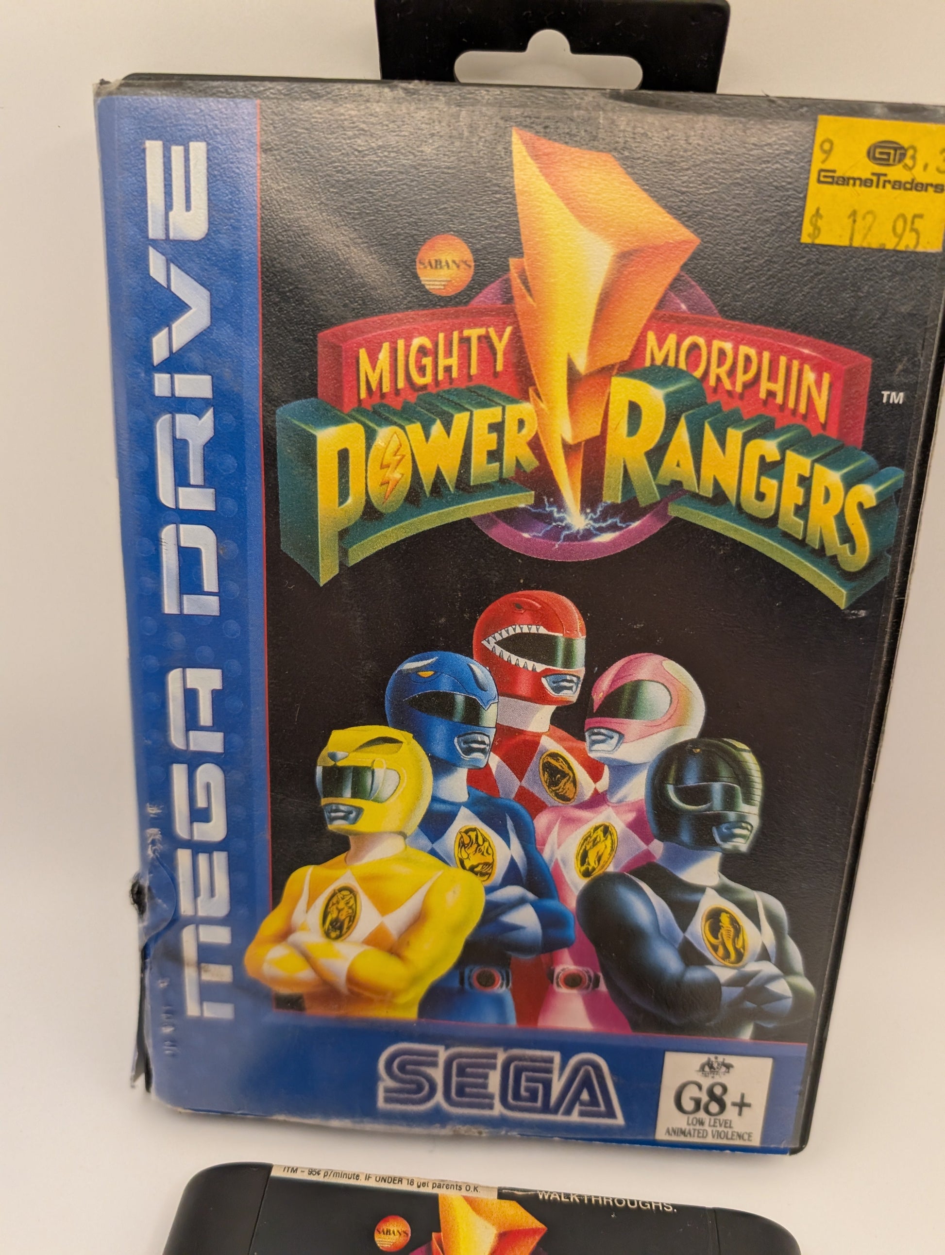 Mighty Morphin Power Rangers (Sega CD Video Game, 1995) FRENLY BRICKS - Open 7 Days