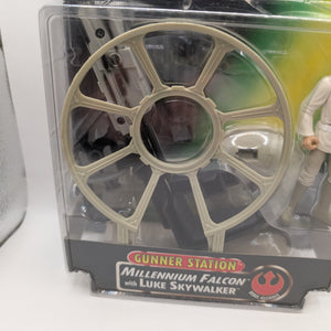 STAR WARS - KENNER - POTF - GUNNER STATION - MILLENNIUM FALCON Luke Skywalker