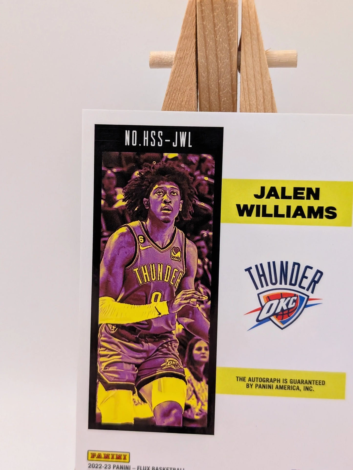 2022-23 Panini Flux Jalen Williams RC Rookie Hot Stock Auto FRENLY BRICKS - Open 7 Days